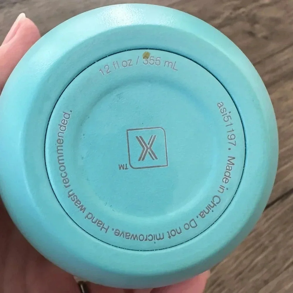 Aqua Blue Stainless Steel Dance Mom Wine Tumbler Cup 12 oz Insulated‎ drinking